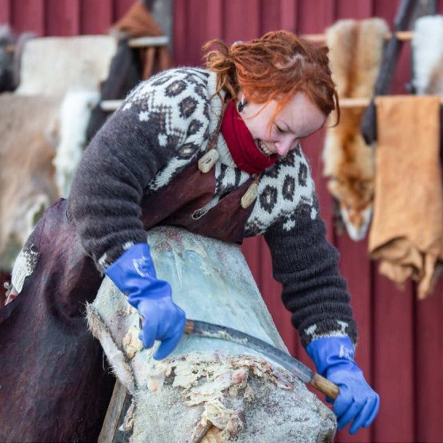 Tanning Game - Traditional Nordic Tanning Methods for Leather and Furs