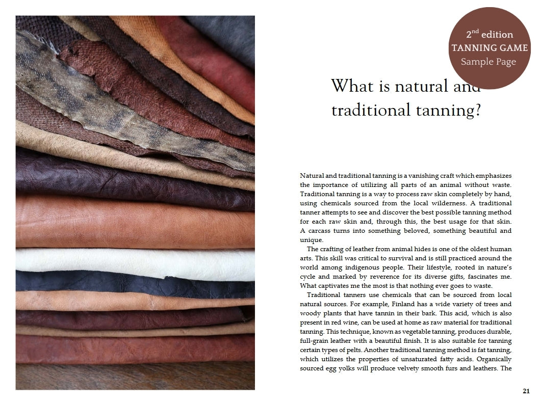 Tanning Game - Traditional Nordic Tanning Methods for Leather and Furs