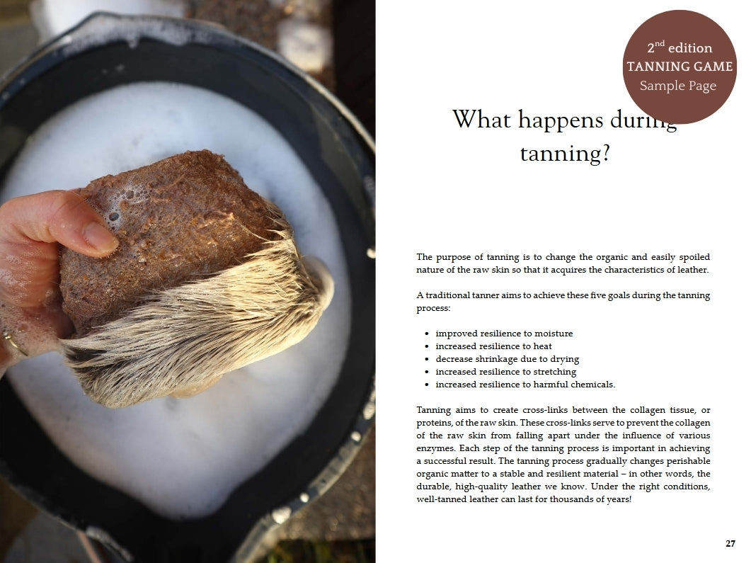 Tanning Game - Traditional Nordic Tanning Methods for Leather and Furs