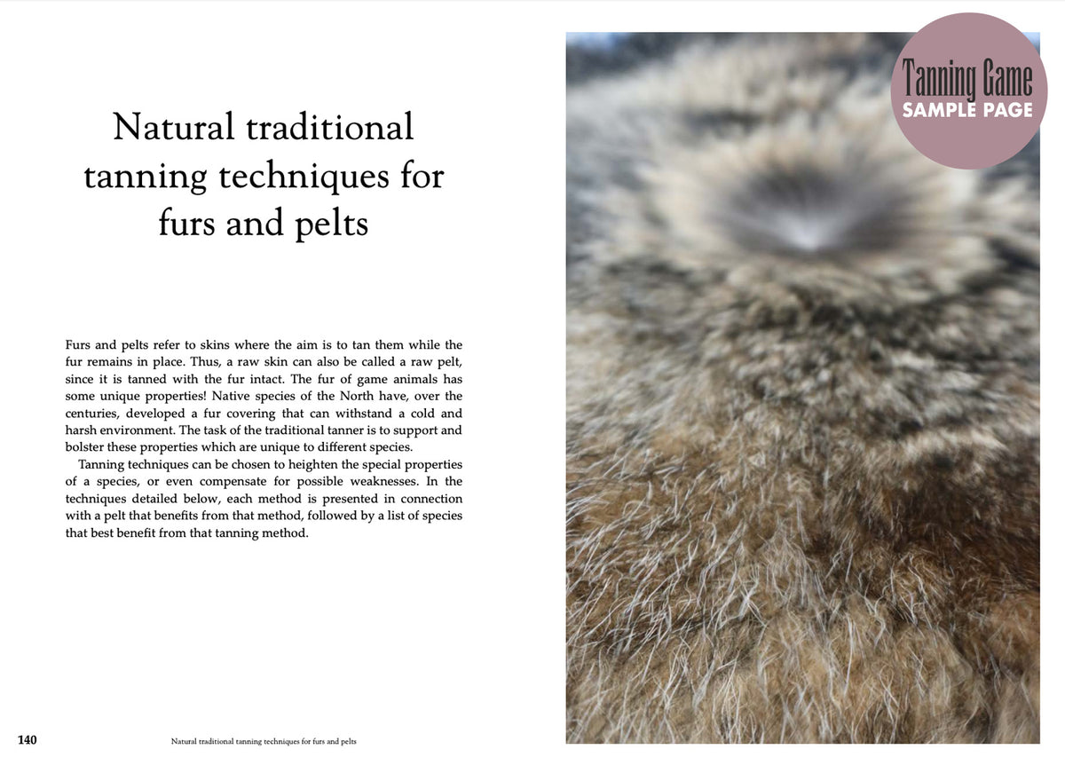 Tanning Game: Traditional Nordic Tanning Methods for Leather and Furs ...