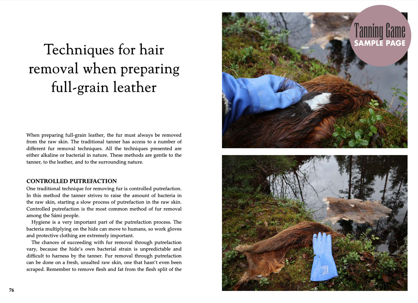 Tanning Game: Traditional Nordic Tanning Methods for Leather and Furs