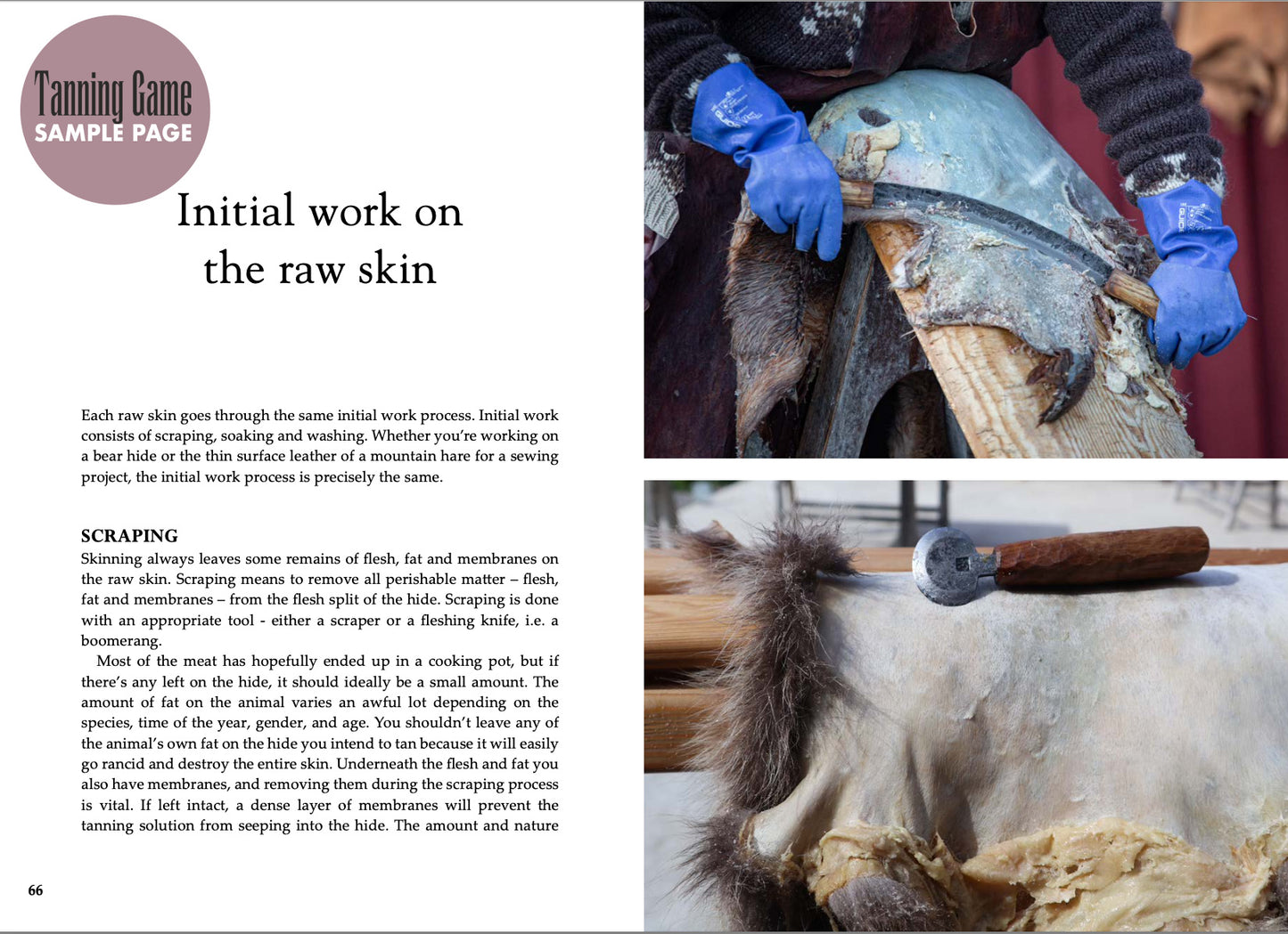 Tanning Game - Traditional Nordic Tanning Methods for Leather and Furs